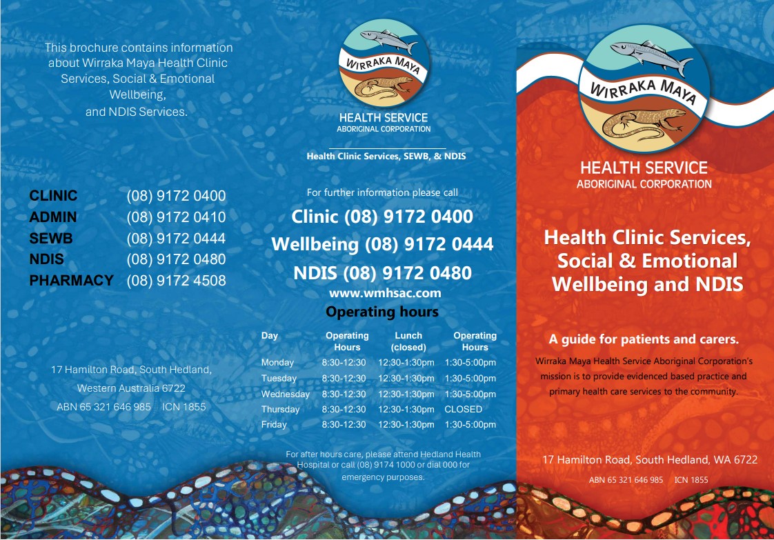 Health Clinic Services, Social & Emotional Wellbeing and NDIS